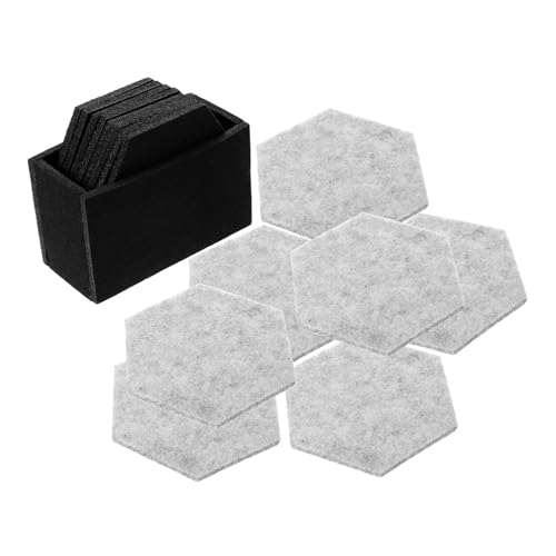 jojofuny 2er-Pack Mit Tassenunterlagen Deko-Filz Fürs Esszimmer Hitzebeständiges Büro-Set von jojofuny