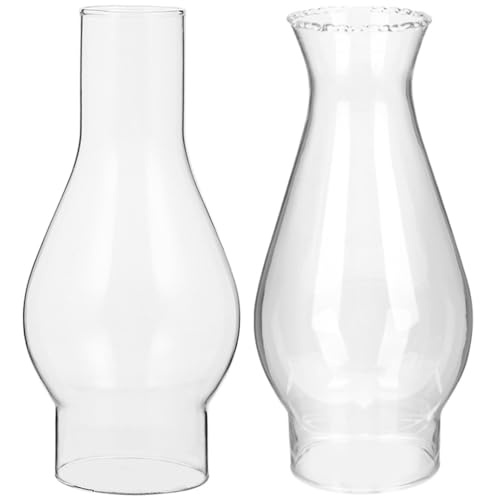 jojofuny 2 Stück Petroleum Lampenschirm Altmodisches Glas Petroleumlampe Schornstein Lampenschirm Für Petroleumlampe Windschutzscheibe Glas Transparenter Zylinder jojofuny 2 Stück Petroleum Lampenschirm Altmodisches Glas Petroleumlampe Schornstein Lampenschirm Für Petroleumlampe Windschutzscheibe Glas Transparenter Zylinder von jojofuny