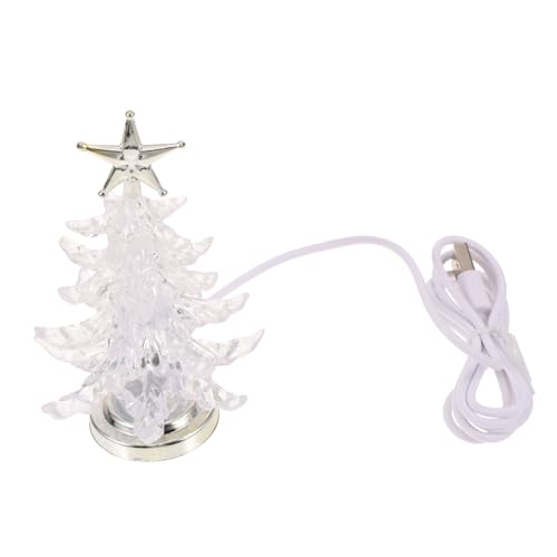 jojofuny 2St LED-Nachtlicht weihnachtsbaum lampe Beleuchteter Acryl-Weihnachtsbaum Weihnachtsbaum Figur weihnachtsgeschenke weihnachts präsente -Nachtlicht Bettlampe Silver jojofuny 2St LED-Nachtlicht weihnachtsbaum lampe Beleuchteter Acryl-Weihnachtsbaum Weihnachtsbaum Figur weihnachtsgeschenke weihnachts präsente -Nachtlicht Bettlampe Silver von jojofuny