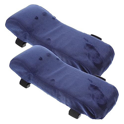 jojofuny 2Stücke Armlehnenpolster aus Memory Foam Bequeme Armstützen für Bürostuhl Gaming Stuhl und Einsetzbar Lindert Arm und Ellbogenschmerzen von jojofuny