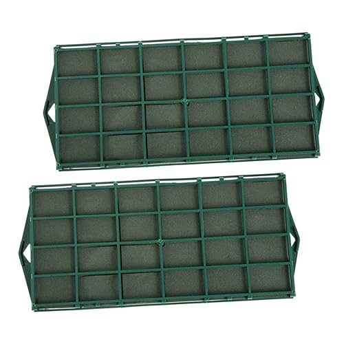 jojofuny 2Stücke Blumenschaum Käfig für DIY Blumenarrangements Langlebiger Floristenblock für Dekorationen für Hochzeiten und Besondere Anlässe von jojofuny