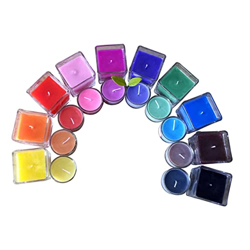 jojofuny 2Stücke DIY Soja Kerzenfarbstoff Wachsfarbstoff für Farbenfrohe Duftkerzenherstellung Geruchsneutral Hautverträglich Packung für Zuhause von jojofuny