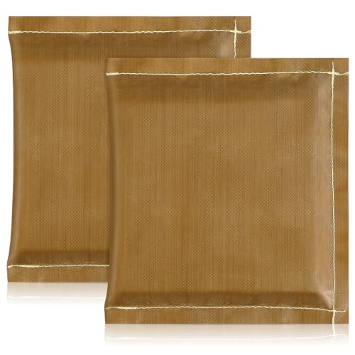 jojofuny 2 Stück Wärmepresskissen 5x5 Zoll Hitzebeständig Und Wiederverwendbar Für Wärmepressprojekte PTFE Material Langlebig Für Babybekleidung Und Accessoires von jojofuny
