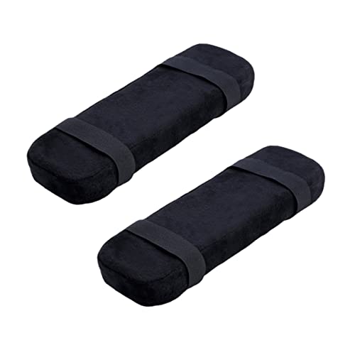 jojofuny 2Stücke Stuhl Armlehnenkissen Waschbare Ellbogenpolster für Bequeme Armlehnenabdeckung rutschfest und Ergonomisch für Bürostühle und Spielstühle von jojofuny