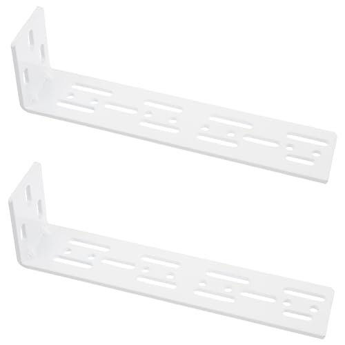 jojofuny 2Stücke Vorhangschienen Halterung Elektrische Vorhangschienen Montage Halterung Leise und Langlebig Einfache Installation für Vorhangsysteme für Wohnräume von jojofuny