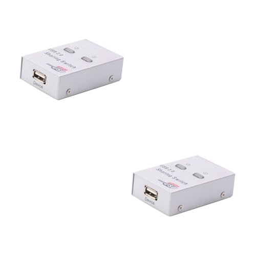 jojofuny 2st USB Schalter Wähler Computer-Sharer Computerdrucker Drucker-Sharer Computerschalter USB-selektor USB-drucker Automatisch Scanner jojofuny 2st USB Schalter Wähler Computer-Sharer Computerdrucker Drucker-Sharer Computerschalter USB-selektor USB-drucker Automatisch Scanner von jojofuny