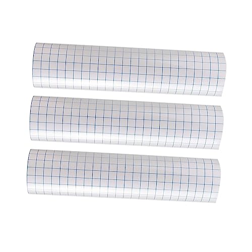 jojofuny 3 STÜCKE PVC Transfer Tape Selbstklebendes Transparentes PVC Übertragungsklebeband für Sticker Fenster Wände Leicht zu Verwenden Hinterlässt Rückstände mit Blauen Rasterlinien jojofuny 3 STÜCKE PVC Transfer Tape Selbstklebendes Transparentes PVC Übertragungsklebeband für Sticker Fenster Wände Leicht zu Verwenden Hinterlässt Rückstände mit Blauen Rasterlinien von jojofuny