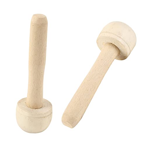 jojofuny 3 Sätze Holz Mushroom Druckwerkzeug Kunsthandwerk Druckwerkzeug Für Einfaches Und Effektives Druck Für DIY Projekte Und Anwendungen 2 Stück * 3 von jojofuny