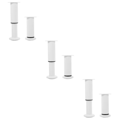 jojofuny 3 Sätze Verstellbare Möbelbeine Metall Höhe Für Sofas Tische Und Schränke Robust Und Langlebig Einfacher Montage 2 Stück * 3 von jojofuny