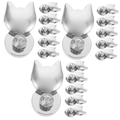 jojofuny 3 Sätze Zinklegungsschnallenschloss Taschenverschluss Schloss Für Taschen Schnallen Für Taschen Katzen-geldbörsenschloss Silver Zinklegierung 6 Stück * 3 jojofuny 3 Sätze Zinklegungsschnallenschloss Taschenverschluss Schloss Für Taschen Schnallen Für Taschen Katzen-geldbörsenschloss Silver Zinklegierung 6 Stück * 3 von jojofuny