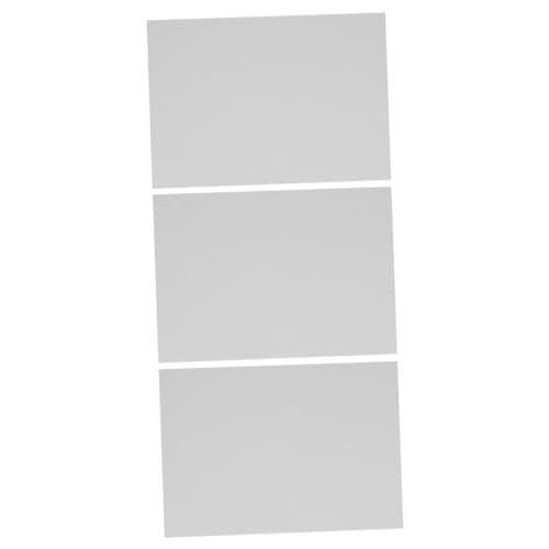 jojofuny 3 Stück Metall Sublimationsplatten Rohlinge für DIY Foto Designs Langlebig für Heimdekoration und Partys von jojofuny