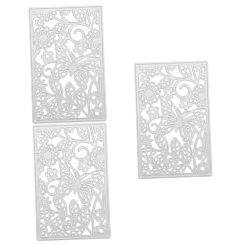 jojofuny 3 Stück Präge Messer Form Stanzformen den Schnitt Machen Stanzteile für die Kartenherstellung Stempel und Matrizen für die Kartenherstellung Kohlenstoffstahl Silver von jojofuny