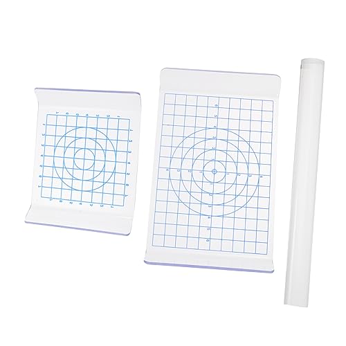 jojofuny 3 Stück Teiliges Acryl Modellierwerkzeuge für Großem und Kleinem U Förmigem Brett Sowie Massivem Acryl Pressstab Geeignet für Polymer Selbsthärtende und Lufttrockenton Bildhauerei von jojofuny