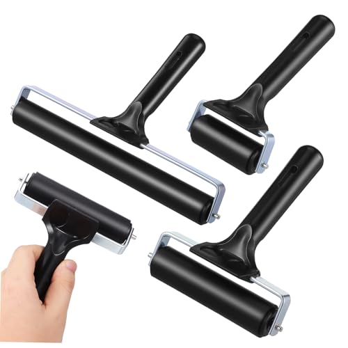 jojofuny 3 Stück Teiliges Gummiwalzen Roller für Tapezierrolle Kleberwalze Druckgrafik Handwerk Tapeten Kleben Langlebig Leicht zu Reinigen jojofuny 3 Stück Teiliges Gummiwalzen Roller für Tapezierrolle Kleberwalze Druckgrafik Handwerk Tapeten Kleben Langlebig Leicht zu Reinigen von jojofuny
