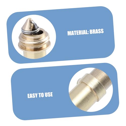 jojofuny 3 Stück Teiliges Pop up Abflussstopfen aus Reinem Kupfer mit Federmekanismus Rostfrei und Korrosionsbeständig Ersatz für Waschbecken und Badewannenventil Installieren von jojofuny