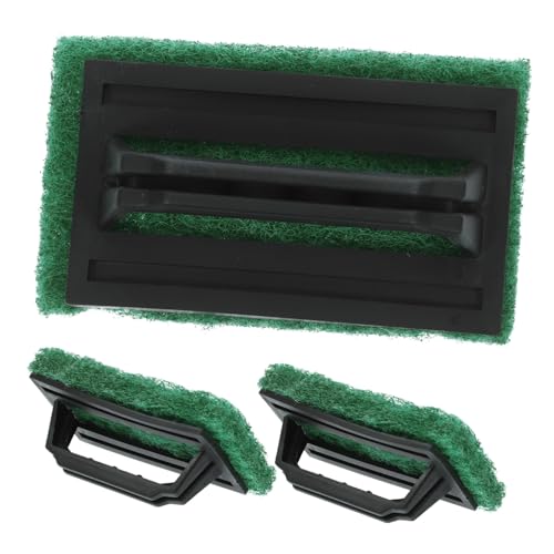 jojofuny 3 Stück Teiliges Siebdruck Reinigungsset mit Robustem PP Schwamm Tintenentfernender Scrub Pad Bürste Abriebfest und Leicht für Textilien und Handdruckarbeiten von jojofuny