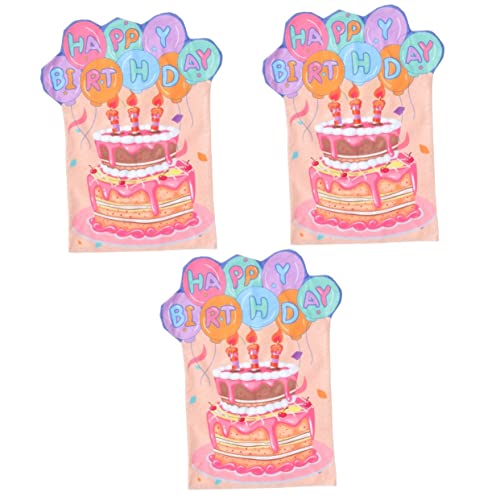 jojofuny 3 Stücke Geburtstag Stuhl Abdeckung Stretch Stuhl Abdeckungen Kinder Büro Geburtstag Für Party Geburtstagsfeier Geburtstag von jojofuny