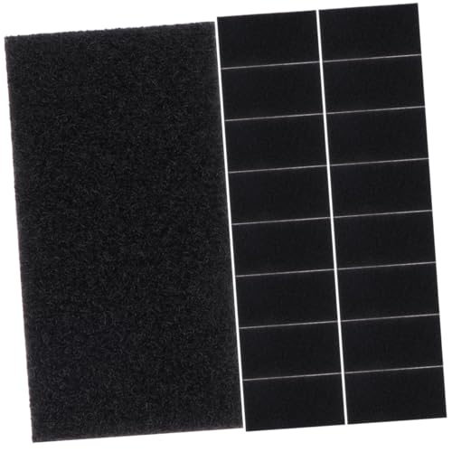 jojofuny 30 Sätze Selbstklebender Band Kleber Klebrig Stoff Tack Klebestreifen Teppichbänder Klebebänder Für Den Haushalt Bodenmatte Schwarz Mischung Aus Nylon Und Polyester von jojofuny