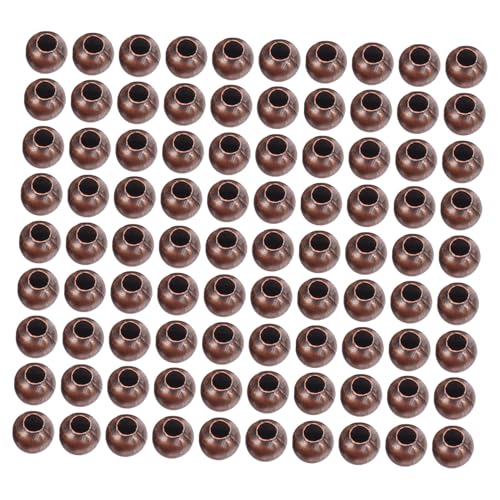 jojofuny 300 Stück Metall Spacer Perlen mit Loch Große Runde Abstandshalter für Armbänder Halsketten Ohrringe Langlebige Glatte DIY Schmuckperlen für Vielseitiges Basteln von jojofuny