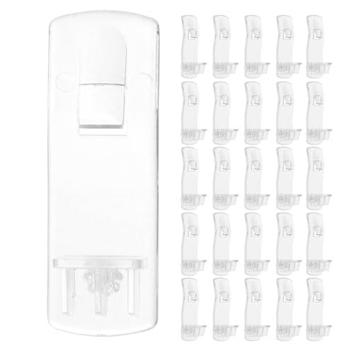 jojofuny 30er Set Verriegelbare Regalstützpins Kunststoff Möbelclips Transparent für Küche jojofuny 30er Set Verriegelbare Regalstützpins Kunststoff Möbelclips Transparent für Küche von jojofuny