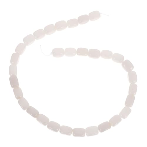 jojofuny 33 Stück Strang Weiße Natürliche Steinwürfel Perlen Mit Geraden Löchern Für DIY Schmuckherstellung Polierte Unregelmäßige Rechteckige Schmuckperlen Für Armbänder Halsketten jojofuny 33 Stück Strang Weiße Natürliche Steinwürfel Perlen Mit Geraden Löchern Für DIY Schmuckherstellung Polierte Unregelmäßige Rechteckige Schmuckperlen Für Armbänder Halsketten von jojofuny