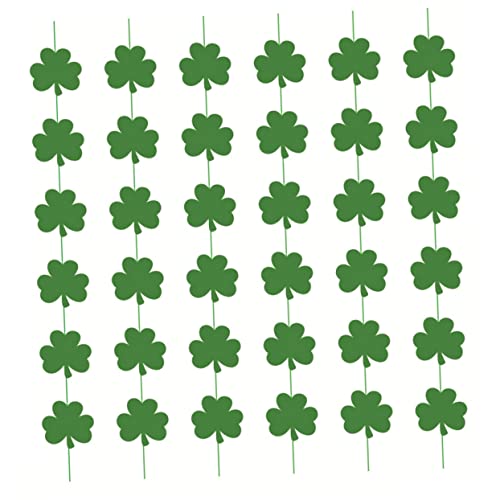 jojofuny 36stücke Teiliges Kleeblatt Dekorationsset Für Patrick Day Glitzernde Girlande Für Innen Und Außendekoration Für Partys Eingangsbereiche Und Büros Sorgt Für Festliche von jojofuny