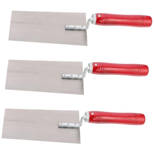 jojofuny 3St Gips Putzkelle Messkelle Baukelle schaber spatel Malwerkzeuge Zementkelle mit Griff Trockenbau Kelle Rostfreier Stahl Maurer Dichtung Spachtel Mason Putzmesser Holz jojofuny 3St Gips Putzkelle Messkelle Baukelle schaber spatel Malwerkzeuge Zementkelle mit Griff Trockenbau Kelle Rostfreier Stahl Maurer Dichtung Spachtel Mason Putzmesser Holz von jojofuny