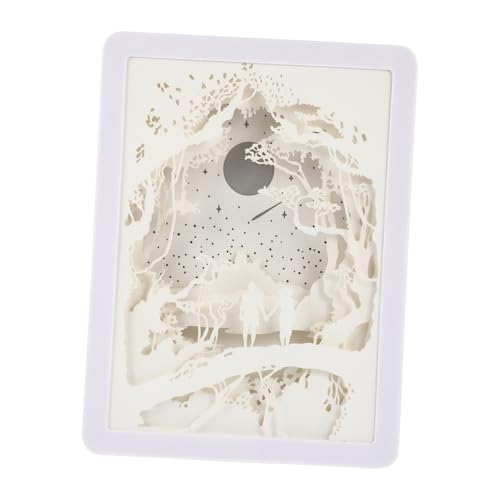 jojofuny Papierschnitt-nachtlicht 3d-papierschnitzlampe Für Die Wohnzimmerdekoration von jojofuny