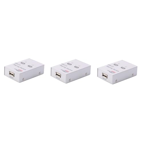 jojofuny 3-teiliges USB-gerät Zur Gemeinsamen Nutzung Von Scanner Und Drucker Für Mehrere Computer Kein Kabel Erforderlich Automatisch Für Den Einsatz Im Büro Und Zu Hause von jojofuny