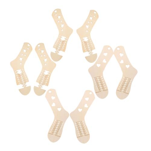 jojofuny 4paare Sockenspanner Aus Holz Zum Stricken Sockenformen Für Handstricken Spanner Zum Hohlstricken Sockenspanner Zum Selbermachen Holzstrumpf-displayformen Für Sockengeschäfte von jojofuny