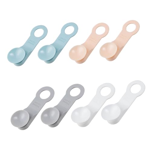 jojofuny 4 Paare Toiletten sitzdeckelheber mit Saugnapf Langlebiges Geräuscharmes Wc Sitz Zubehör Einfach zu Montieren für Zuhause Hotel Senioren und Unterwegs Stabile Fixierung von jojofuny