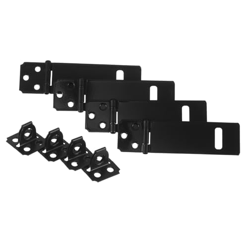 jojofuny 4 Sätze Heavy Duty Hasp Latch Schloss für Scheunentüren Schranktüren und Robuste Eisen-türklammer für Außenbereich Kompatibel mit Vorhängeschlössern Vielseitige Sicherheitshardware jojofuny 4 Sätze Heavy Duty Hasp Latch Schloss für Scheunentüren Schranktüren und Robuste Eisen-türklammer für Außenbereich Kompatibel mit Vorhängeschlössern Vielseitige Sicherheitshardware von jojofuny