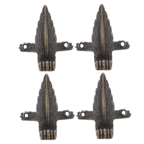 jojofuny 4 Satz Vintage Zinklegierung Möbelbeine Stabile Dekorative Füße für Schmuckkästen und Möbel Einfache Installation Robust und jojofuny 4 Satz Vintage Zinklegierung Möbelbeine Stabile Dekorative Füße für Schmuckkästen und Möbel Einfache Installation Robust und von jojofuny