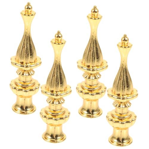 jojofuny 4 Stck. Teiliges Metall Lampenaufsatz Dekorative Lampenknöpfe für Tisch und Stehlampen Einfach zu Montierende Lampenschirmkappen mit Glatter Oberfläche Langlebig und Vielseitig jojofuny 4 Stck. Teiliges Metall Lampenaufsatz Dekorative Lampenknöpfe für Tisch und Stehlampen Einfach zu Montierende Lampenschirmkappen mit Glatter Oberfläche Langlebig und Vielseitig von jojofuny