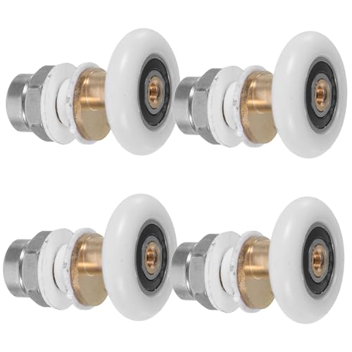 jojofuny 4 Stück Duschtürrollen für Glas schiebetüren Badezimmer Ersatzteile Shower Door Hardware Kit mit Leichtlaufenden Langlebigen für Duschkabinen und Glastüren jojofuny 4 Stück Duschtürrollen für Glas schiebetüren Badezimmer Ersatzteile Shower Door Hardware Kit mit Leichtlaufenden Langlebigen für Duschkabinen und Glastüren von jojofuny