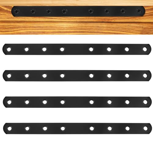 jojofuny 4 Stück Flache Reparaturplatten Verstärkungsplatten für Möbel Befestigungsplatten Vielseitige Anwendung Einfache Installation von jojofuny