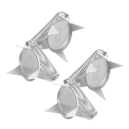 jojofuny 4 Stück Glasur Tauchklammern Für Töpferwaren Keramik Glasurwerkzeuge Aus Edelstahl – Ton Tauchzangen Mit Komfortablem Griff Für Bildhauer Und Töpferbegeisterte von jojofuny