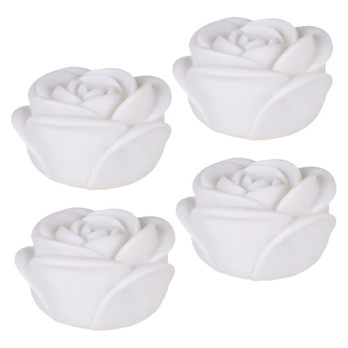 jojofuny 4 Stück LED Teelichter Kerzenlicht Rosenlicht Geführte Kerze Rose Kerze Hochzeitskerzenlampe Festival Dekorative Lampe Partylampe Weiß Led Teelicht (Eingebauter Akku) jojofuny 4 Stück LED Teelichter Kerzenlicht Rosenlicht Geführte Kerze Rose Kerze Hochzeitskerzenlampe Festival Dekorative Lampe Partylampe Weiß Led Teelicht (Eingebauter Akku) von jojofuny