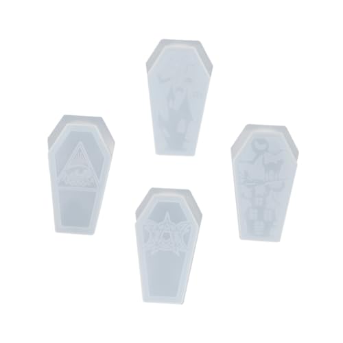 jojofuny 4 Stück Kristallklare Epoxidharz Silikonform Halloween DIY Gießform für Langlebige Aufbewahrungsbox Schmuckkästchen Basteln und Dekorieren jojofuny 4 Stück Kristallklare Epoxidharz Silikonform Halloween DIY Gießform für Langlebige Aufbewahrungsbox Schmuckkästchen Basteln und Dekorieren von jojofuny