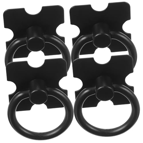 jojofuny 4stücke Vintage Ringgriffe Für Möbel Rostfrei Elegante Möbelbeschläge Für Kommoden Schränke Kleiderschränke Und Bücherregale von jojofuny