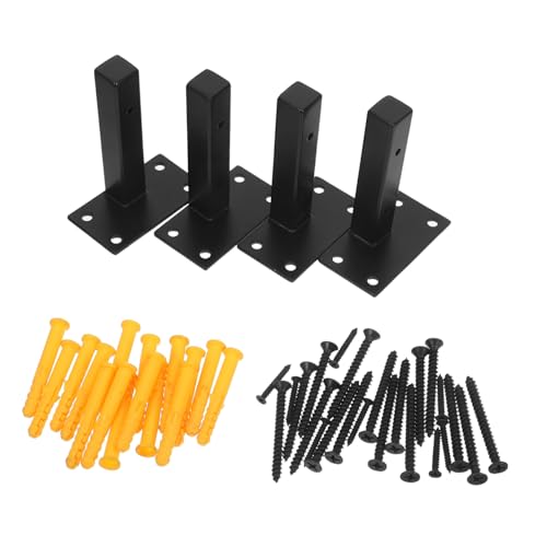 jojofuny 4 Stück Schwere Wandhalterung Schwarz Metall Regalträger Schwerlast Wandmontage Dekorative Schwimmende Regalhalter für Küche Werkbank Wohnzimmer Stabil und Platzsparend jojofuny 4 Stück Schwere Wandhalterung Schwarz Metall Regalträger Schwerlast Wandmontage Dekorative Schwimmende Regalhalter für Küche Werkbank Wohnzimmer Stabil und Platzsparend von jojofuny