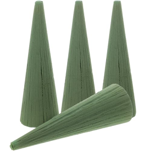 jojofuny 4 Stück Steckschaum Styroporkegel Styropor Formen Mini Weihnachtsbaum Deko Schaumkegel Steckmasse Blumen Steckschwamm Kleiner Tannenbaum Kinder DIY Christbaum Basteln Tischdeko jojofuny 4 Stück Steckschaum Styroporkegel Styropor Formen Mini Weihnachtsbaum Deko Schaumkegel Steckmasse Blumen Steckschwamm Kleiner Tannenbaum Kinder DIY Christbaum Basteln Tischdeko von jojofuny