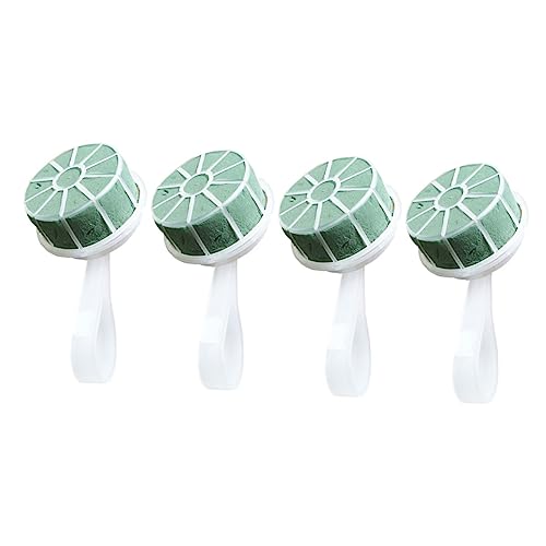 jojofuny 4 Stück Teiliges Blumenstraußhalter Kunststoff mit Wasserabsorbierendem Schaumstoff Blumenarrangement Griff für DIY Hochzeitsstrauß Brautbouquet Halter für Hochzeit und Party von jojofuny