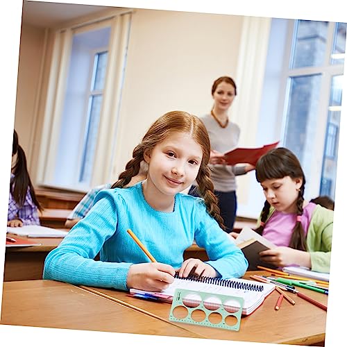 jojofuny 4stücke Geometrische Schablonen Mit Zeichenvorlagen Und Baumesslinealen Aus Kunststoff Für Architektur-messwerkzeug Und Bauvorlagenlineal von jojofuny