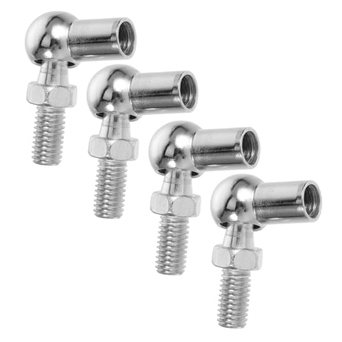 jojofuny 4 Stück Teiliges Kugelgelenk Gasfeder Kugelkopfverbinder Metall Langlebig Stabil für Hydraulische Teleskopstützen Einfache Montage Geeignet für Automotive Anwendungen von jojofuny