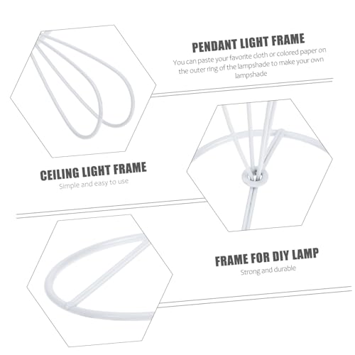 jojofuny 4 Stück Teiliges Lampenschirmgestell Kegelform Draht Lampenschirmring Metallrahmen DIY Lampenschirme für Tisch Steh Pendelleuchten Vintage Stil jojofuny 4 Stück Teiliges Lampenschirmgestell Kegelform Draht Lampenschirmring Metallrahmen DIY Lampenschirme für Tisch Steh Pendelleuchten Vintage Stil von jojofuny