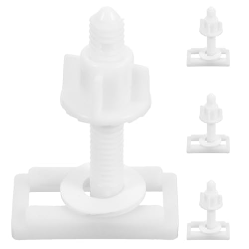 jojofuny 4 Stück Teiliges Toilettensitz Befestigungsset mit Robusten Schrauben Kunststoffmuttern und Metallunterlegscheiben Kompatibel Einfache Montage Verdeckte Installation für Stabile jojofuny 4 Stück Teiliges Toilettensitz Befestigungsset mit Robusten Schrauben Kunststoffmuttern und Metallunterlegscheiben Kompatibel Einfache Montage Verdeckte Installation für Stabile von jojofuny