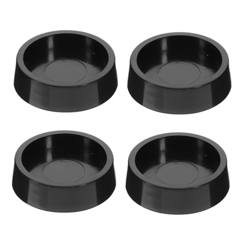 jojofuny 4 Stück Teiliges rutschfeste Möbeluntersetzer aus Strapazierfähigem Gummi mit Anti rutsch Funktion für Bürostuhl Möbelrollen Bodenschonend und Vibrationsdämpfend Geeignet für von jojofuny
