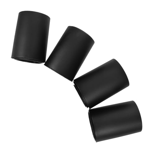 jojofuny 4 Stück Telescoping Gaszylinderabdeckung für Bürostuhl Teilig rutschfest Langlebig Passend für Büro und Gaming Stühle Schützt vor und Schmutz Leicht und Tragbar von jojofuny