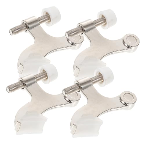 jojofuny 4 Stück Verstellbarer Türstopper Scharnierstift aus Verstärktem Zinklegierung mit Gummipuffer für Sicheren Wand Bodenschutz Einfache Befestigung für Türtypen jojofuny 4 Stück Verstellbarer Türstopper Scharnierstift aus Verstärktem Zinklegierung mit Gummipuffer für Sicheren Wand Bodenschutz Einfache Befestigung für Türtypen von jojofuny